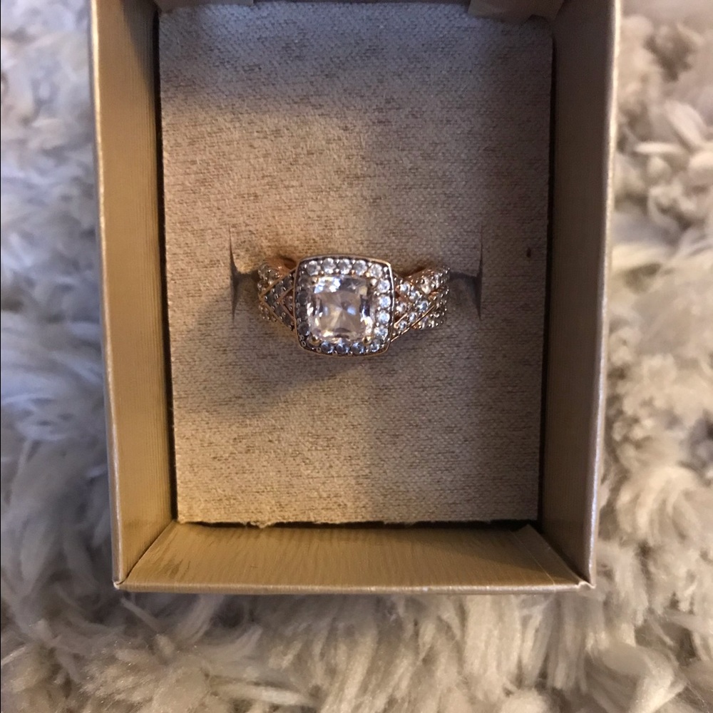 Diamonique ring